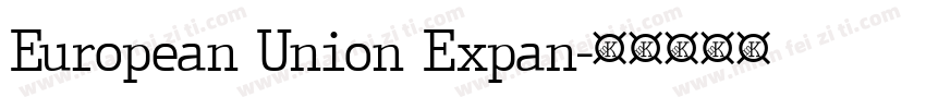 European Union Expan字体转换